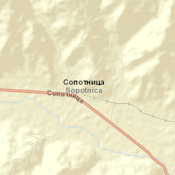 Sopotnica Street Map