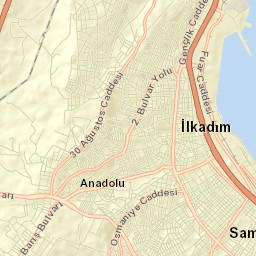 Samsun Street Map