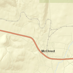 McCloud Street Map