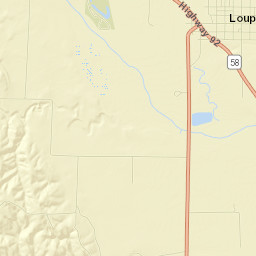 Loup City Street Map