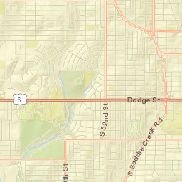 University of Nebraska Omaha University of Neb at Omaha Road  Street Map