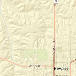 Kewanee Street Map