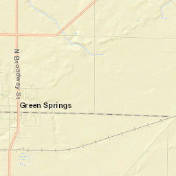 Green Springs Street Map