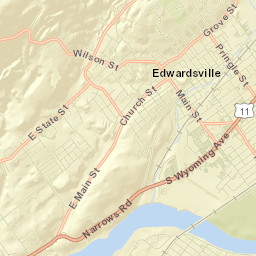 Larksville Street Map