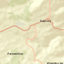 Sabrosa Street Map