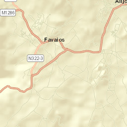 Favaios Street Map
