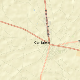 Cantalejo Street Map