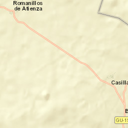 Romanillos de Atienza Street Map