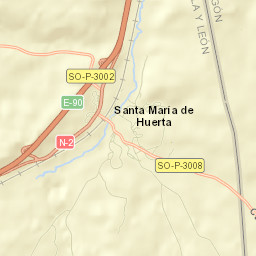 Santa María de Huerta Street Map