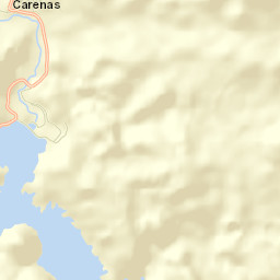Carenas Street Map