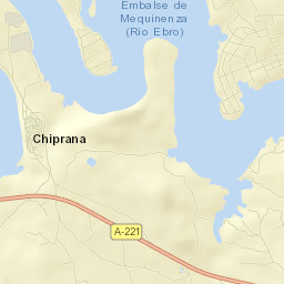 Chiprana Street Map