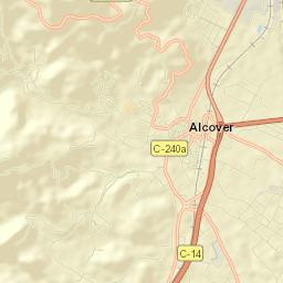 Alcover Street Map