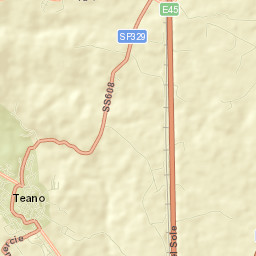 Teano Street Map