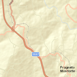Fragneto Monforte Street Map