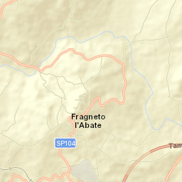 Fragneto L'Abate Street Map