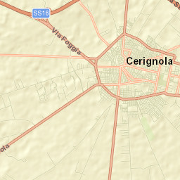 Cerignola Street Map