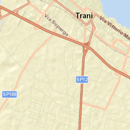 Trani Street Map