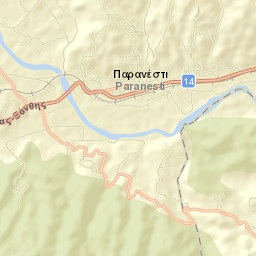 Paranésti Street Map