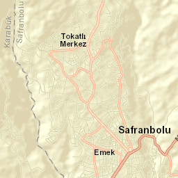 Safranbolu Street Map