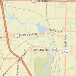 Ogden Street Map