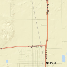Saint Paul Street Map