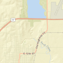 801-847 North Sycamore Street, Wahoo Street Map