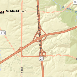 Richfield Street Map