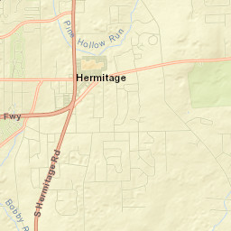 Hermitage Street Map