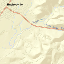 Hughesville Street Map
