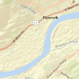 Plymouth Street Map