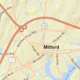 City of Milford (balance) Street Map