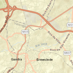 Ermesinde Street Map