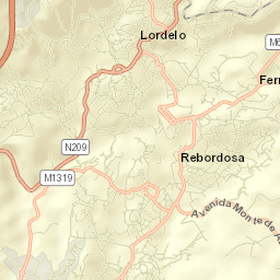 Rebordosa Street Map