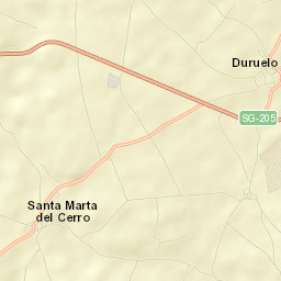 Santa Marta del Cerro Street Map