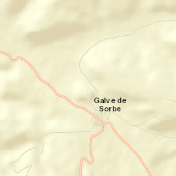 Galve de Sorbe Street Map