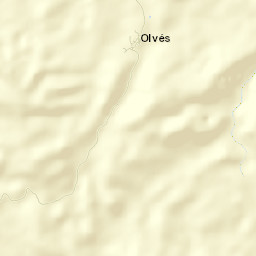Olvés Street Map