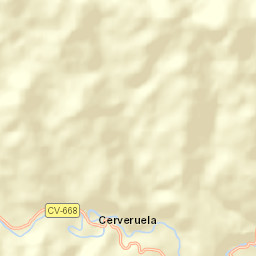 Cerveruela Street Map