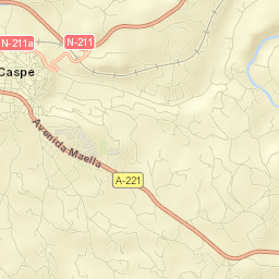 Caspe Street Map