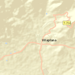 Vilaplana Street Map