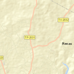 Renau Street Map