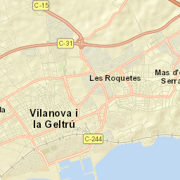 Vilanova i la Geltrú Street Map