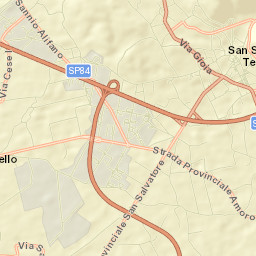 San Salvatore Telesino Street Map