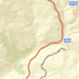 Provincia di Benevento Street Map