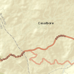 Casalbore Street Map