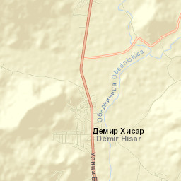 Demir Hisar Street Map