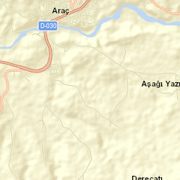 Araç Street Map