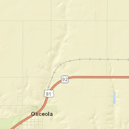 Osceola Street Map