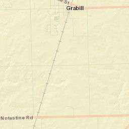 Grabill Street Map