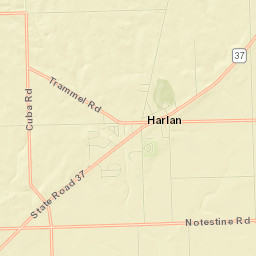 Harlan Street Map