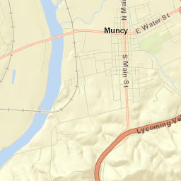 Muncy Street Map